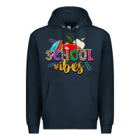 Navy school vibes Premium Hoodie - Zillion Design Studio