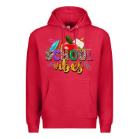 Cardinal school vibes Premium Hoodie - Zillion Design Studio