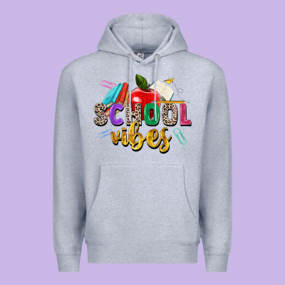 School Vibes Premium Hoodie Designed By Zillion Design Studio