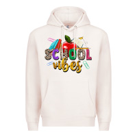 Pale Pink school vibes Premium Hoodie - Zillion Design Studio