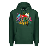 Sports Green school vibes Premium Hoodie - Zillion Design Studio
