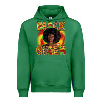 Emerald Black queen juneteenth Urban Hoodie - Zillion Design Studio