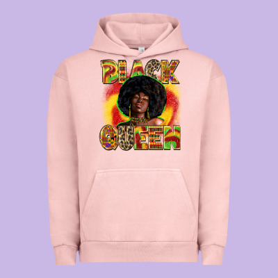Black Queen Juneteenth Urban Hoodie Designed By Zillion Design Studio