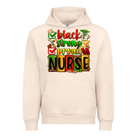 Sandshell Black strong proud Nurse juneteeenth Urban Hoodie - Zillion Design Studio