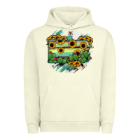 Pigment Pistachio Pennsylvania State Map Urban Hoodie - RanaPortraitStore