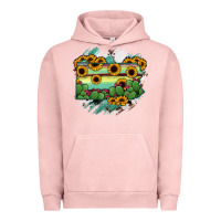 Pigment Salmon Pennsylvania State Map Urban Hoodie - RanaPortraitStore