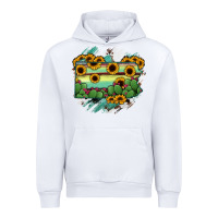 White Pennsylvania State Map Urban Hoodie - RanaPortraitStore