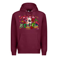 Burgundy viva mexico Premium Hoodie - CTS Tumbler Store