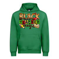 Emerald Black Teacher magic juneteenth Urban Hoodie - Zillion Design Studio