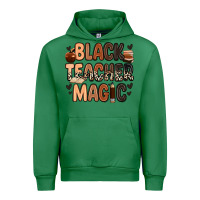 Emerald Black Teacher magic juneteenth Urban Hoodie - Zillion Design Studio