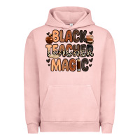 Pigment Salmon Black Teacher magic juneteenth Urban Hoodie - Zillion Design Studio