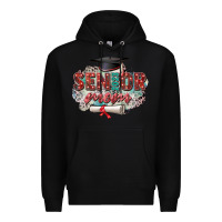 Black senior 2023 mom Premium Hoodie - Zillion Design Studio