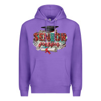 Purple senior 2023 mom Premium Hoodie - Zillion Design Studio