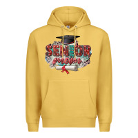 Antique Gold senior 2023 mom Premium Hoodie - Zillion Design Studio