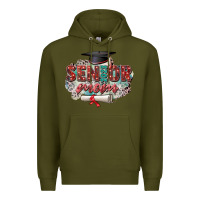 Army Green senior 2023 mom Premium Hoodie - Zillion Design Studio