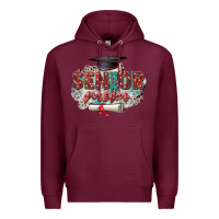 Burgundy senior 2023 mom Premium Hoodie - Zillion Design Studio