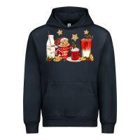 Navy santa fuel coffee cups Urban Hoodie - texasbilliewilder