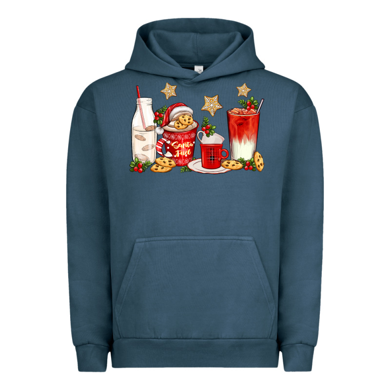 Santa Fuel Coffee Cups Urban Hoodie by texasbilliewilder | Teevron