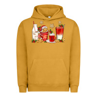 Pigment Peanut Butter santa fuel coffee cups Urban Hoodie - texasbilliewilder