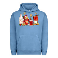 Pigment Pebble Blue santa fuel coffee cups Urban Hoodie - texasbilliewilder
