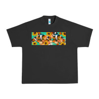 Pigment Black Cow fall pumpkin Urban Heavy Tee - Artiststas