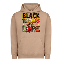 Pigment Burro Black Teacher's are dope juneteenth Urban Hoodie - Zillion Design Studio