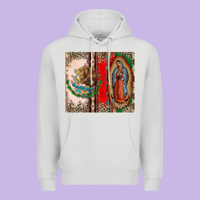 Virgin Mary Mexican Flag Premium Hoodie Designed By Cts Tumbler Store