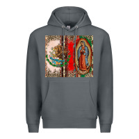 Rock Virgin Mary Mexican Flag Premium Hoodie - CTS Tumbler Store