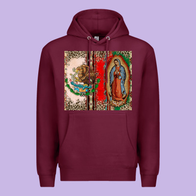 Virgin Mary Mexican Flag Premium Hoodie Designed By Cts Tumbler Store