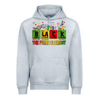 Heather Grey Black the prime element juneteenth Urban Hoodie - Zillion Design Studio