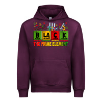 Mauve Wine Black the prime element juneteenth Urban Hoodie - Zillion Design Studio