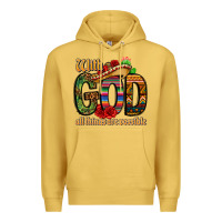 Antique Gold with god all things are possible Premium Hoodie - CTS Tumbler Store