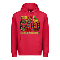 Cardinal with god all things are possible Premium Hoodie - CTS Tumbler Store