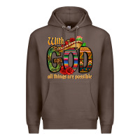 Coffee with god all things are possible Premium Hoodie - CTS Tumbler Store