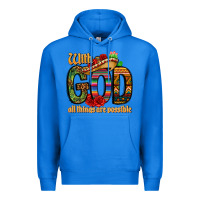 True Royal with god all things are possible Premium Hoodie - CTS Tumbler Store