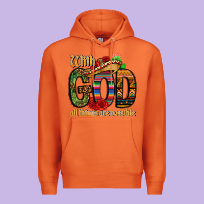 With God All Things Are Possible Premium Hoodie Designed By Cts Tumbler Store