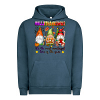 Pigment Midnight Navy hallothanksmas its the most wonderful time of the Urban Hoodie - texasbilliewilder