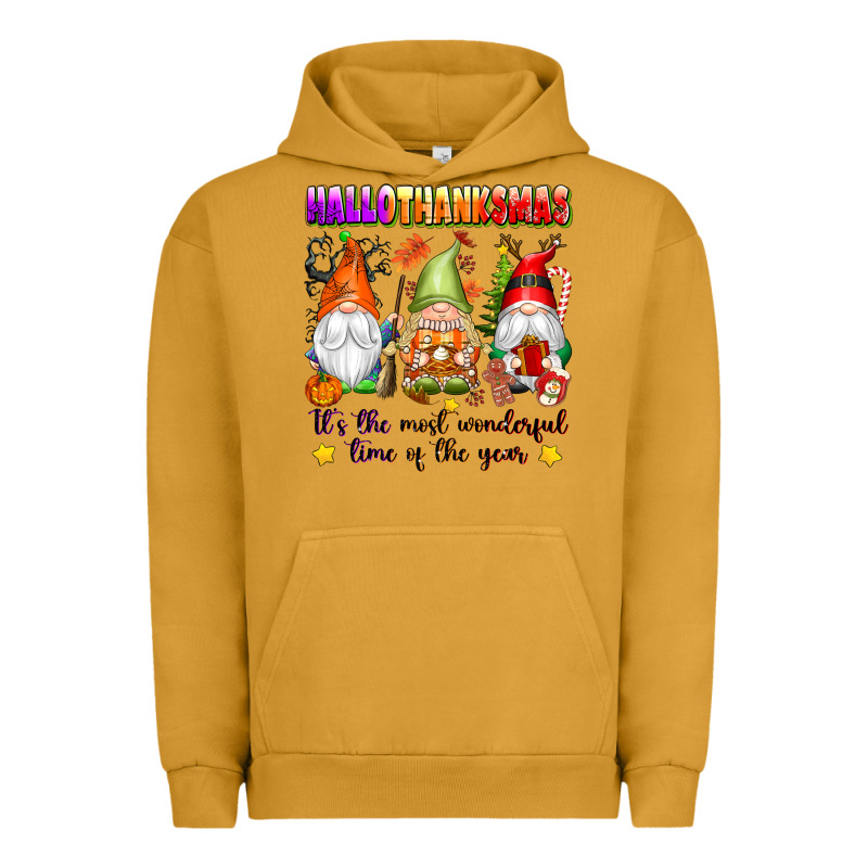 Hallothanksmas Its The Most Wonderful Time Of The Urban Hoodie by texasbilliewilder | Teevron