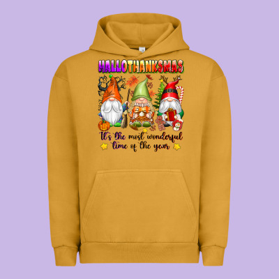 Hallothanksmas Its The Most Wonderful Time Of The Urban Hoodie Designed By Texasbilliewilder