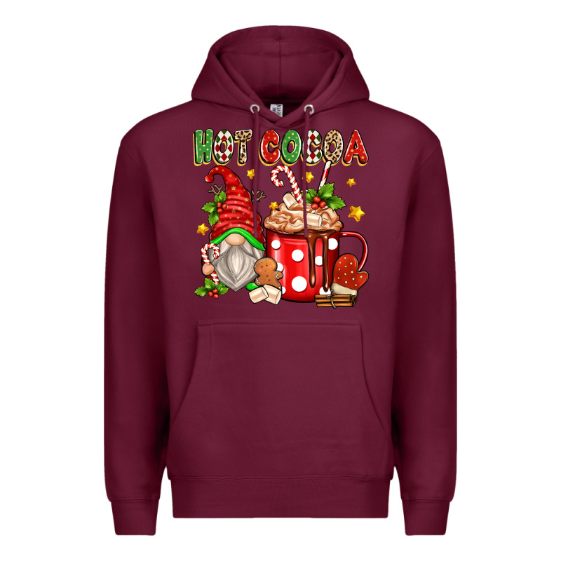 Hot Cocoa Gnome Premium Hoodie by texasbilliewilder | Teevron