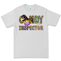Dove Grey Candy Inspector Premium Tee - CowhideDigitalArt