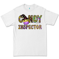 White Candy Inspector Premium Tee - CowhideDigitalArt