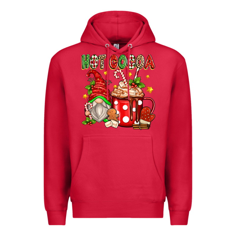 Hot Cocoa Gnome Premium Hoodie by texasbilliewilder | Teevron