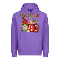 Purple hot cocoa gnome Premium Hoodie - texasbilliewilder