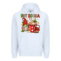 White hot cocoa gnome Premium Hoodie - texasbilliewilder