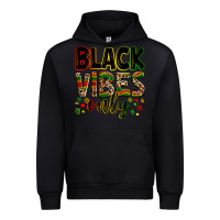 Black Black vibes only juneteenth Urban Hoodie - Zillion Design Studio