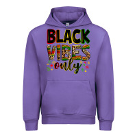 Tulip Black vibes only juneteenth Urban Hoodie - Zillion Design Studio