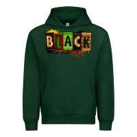 Foreset Green Black juneteenth Urban Hoodie - Zillion Design Studio