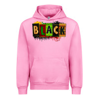 Fuchsia Pink Black juneteenth Urban Hoodie - Zillion Design Studio