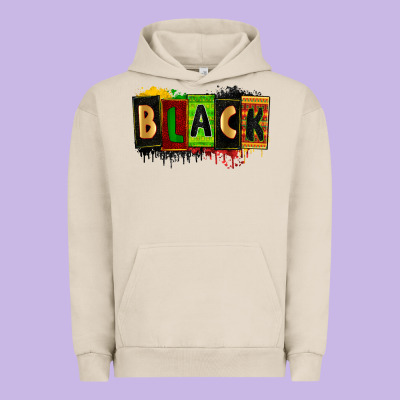 Black Juneteenth Urban Hoodie Designed By Zillion Design Studio
